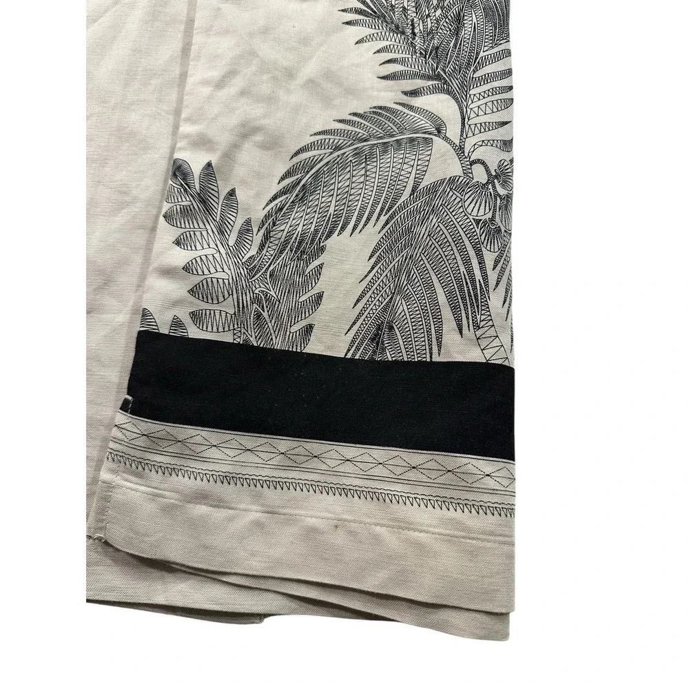 Centro Shirt Men's‎ Large Short Sleeve Button Up Retro Style Leaves Size Large